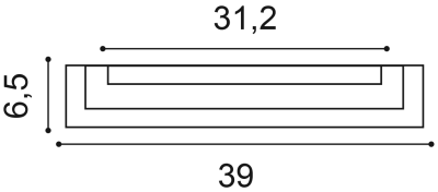 Пилястра Orac Decor K254 (390x535x65_мм)